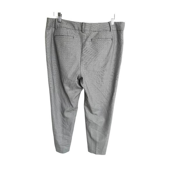Talbots Hampshire Ankle Pants Black White Geometric Stretch  Size 14P 14 Petite - Picture 4 of 7